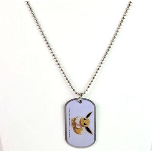 Vintage Pokemon PIKACHU Dog Tag 1999 Nintendo Game Freak Creatures Ball Chain